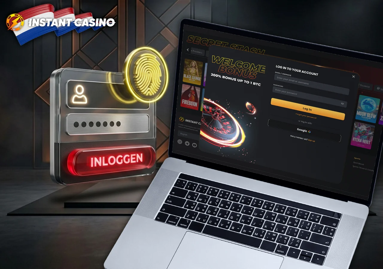 Toegang krijgen tot het persoonlijke dashboard en inloggen op de goksite.